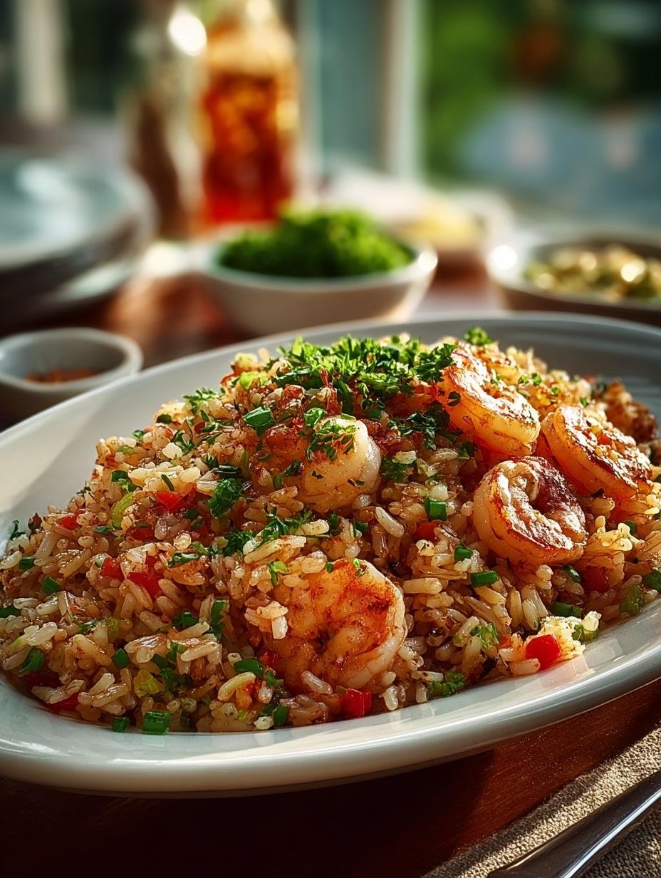 Shrimp Dirty Rice Packed with Cajun Flavor Comfort - Shrimp Dirty Rice Packed - additional detail