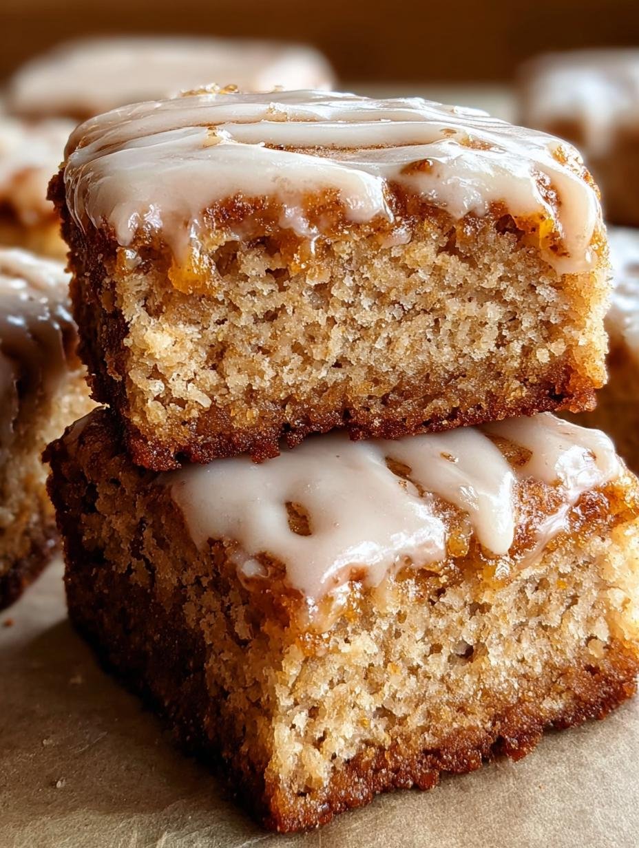 Close-up of a perfectly glazed Soft Baked Maple Donut bar, showing its soft texture and sweet topping
