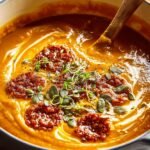 Spicy Chorizo Pumpkin Soup