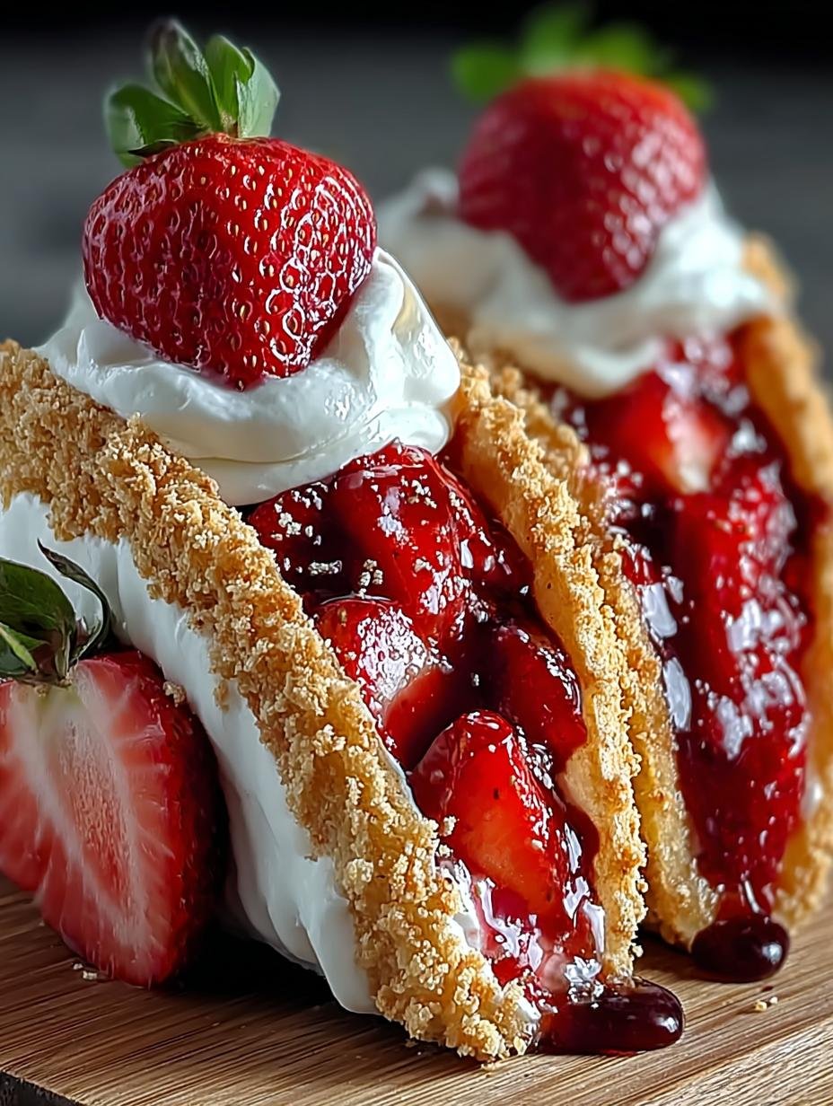 Delicious Strawberry Cheesecake Tacos: 12 Sweet Treats - Strawberry Cheesecake Tacos - main visual representation