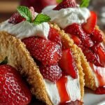 Strawberry Cheesecake Tacos