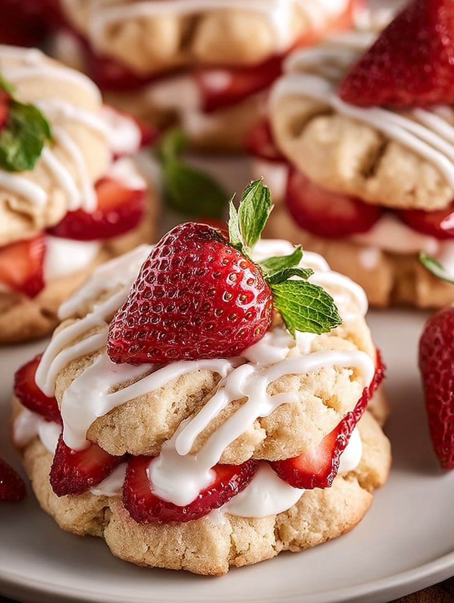 Delicious Strawberry Shortcake Cookies Ready in 30 Minutes - Strawberry Shortcake Cookies - additional detail
