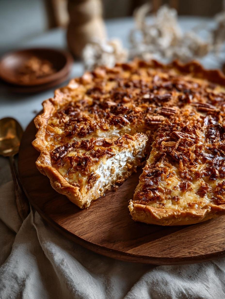 Delicious slice of Texas Trash Pie on a plate, showcasing its layers of chocolate, pretzels, and pecans