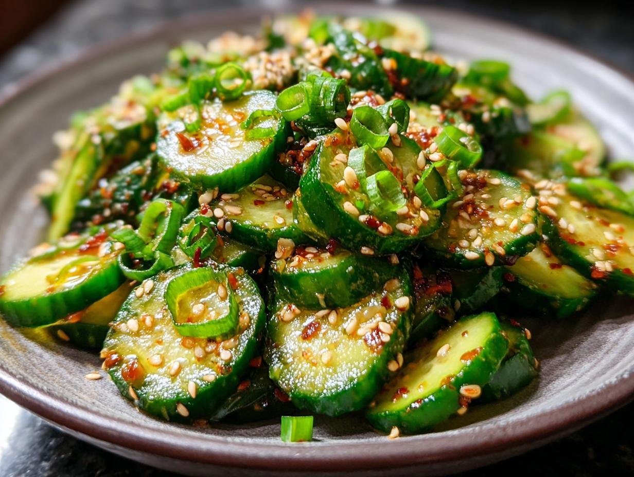 TikTok Korean Cucumber: Easy & Tasty Salad