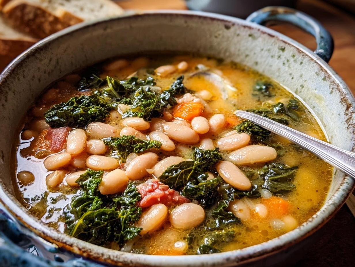 Amazing Tuscan Bean Soup: 7 Hearty Flavors - Tuscan Bean Soup - additional detail