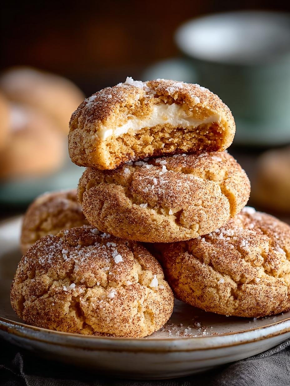 White Chocolate Pumpkin Snickerdoodles: 24 Soft Cookies