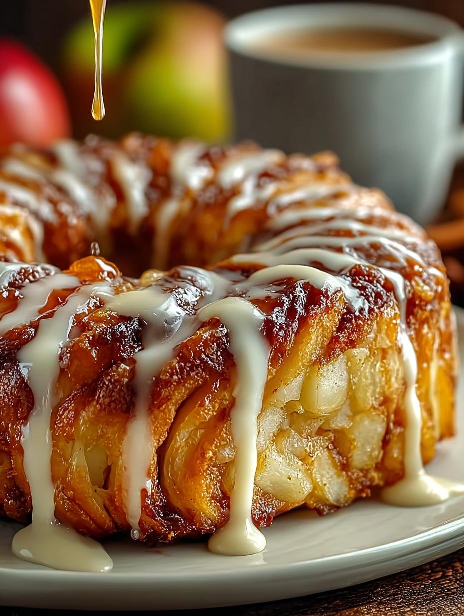 Apple Kringle with Vanilla Glaze: 7 Comforting Steps - Apple Kringle with Vanilla - additional detail