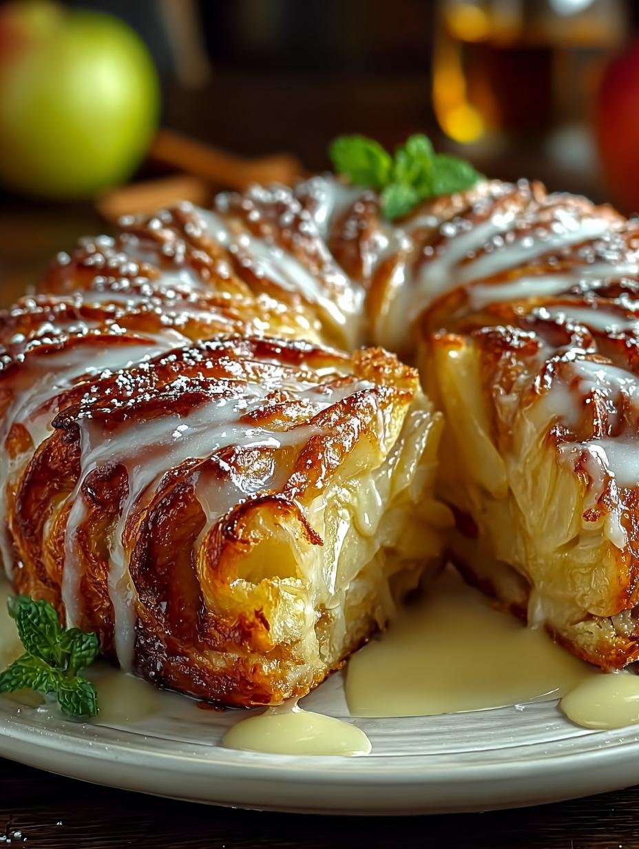 Apple Kringle with Vanilla