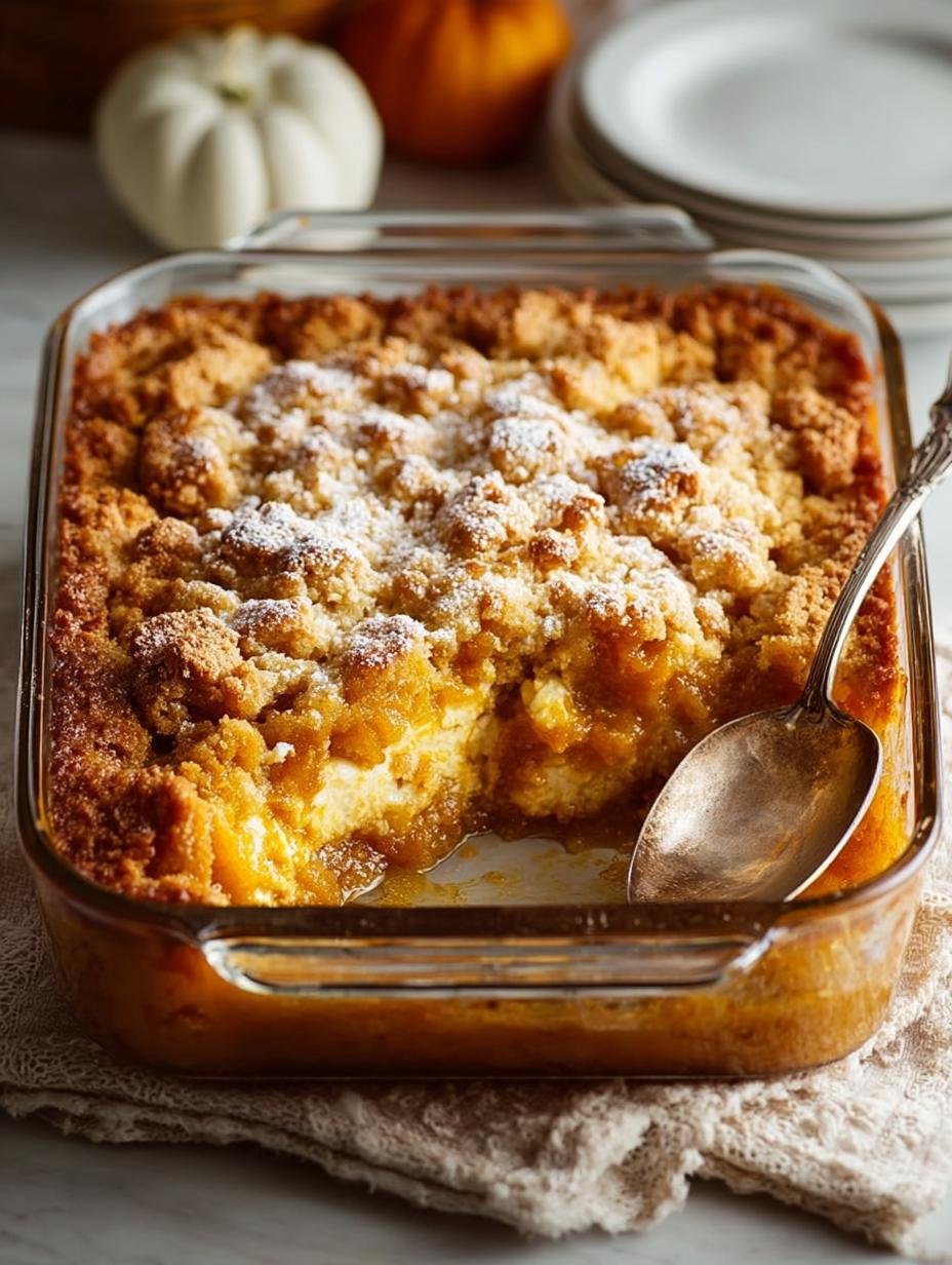 Delicious Apple Pumpkin Dump Cake for Fall - Apple Pumpkin Dump Cake - additional detail