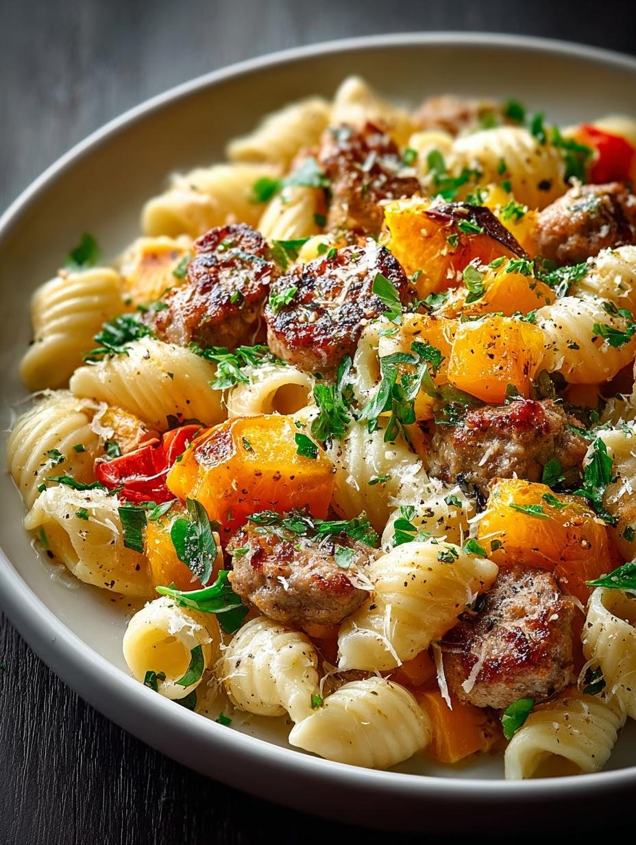 Delicious Autumn Sausage Pasta Squash for Cozy Nights - Autumn Sausage Pasta Squash - additional detail