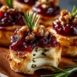 Baked Cranberry Brie Bites