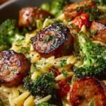 Chicken Sausage Broccoli Orzo