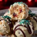 Christmas Tree Cake Truffles