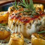 Cod Potatoes Rosemary Cream