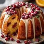 Cranberry Pound Cake with