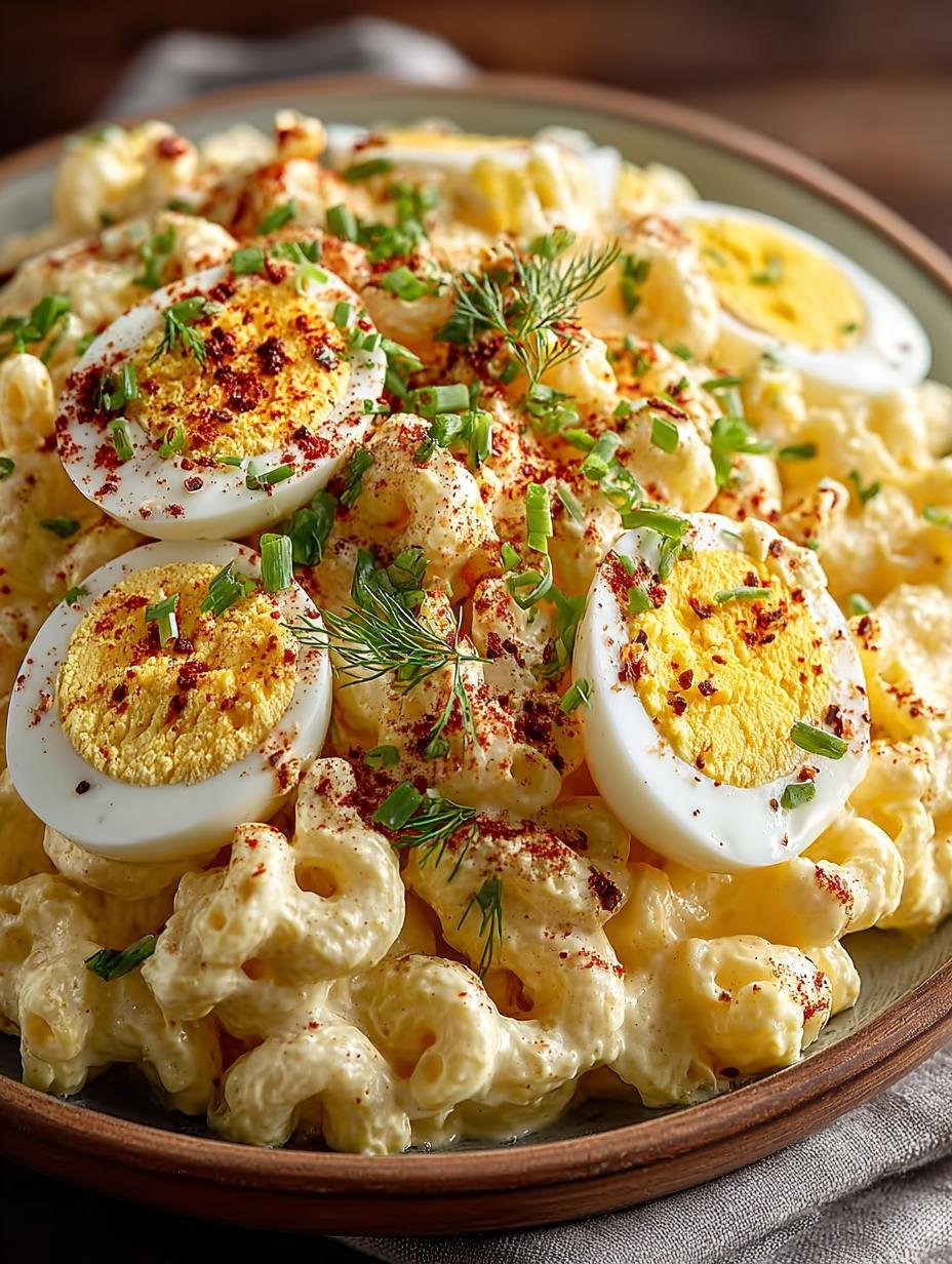 Creamy Deviled Egg Macaroni: 6 Savory Variations to Try - Creamy Deviled Egg Macaroni - additional detail