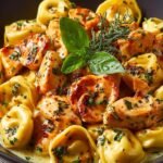 Crockpot Chicken Tortellini