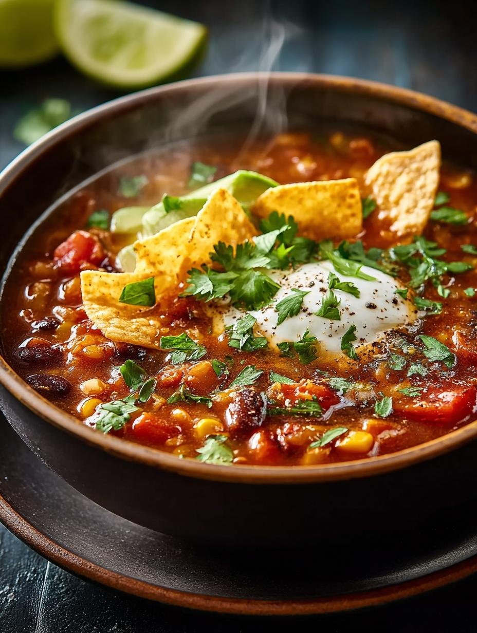 Decadent Lentil Tortilla Soup: 6 Reasons to Love It - Decadent Lentil Tortilla Soup - additional detail