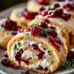Festive Christmas Cranberry Roll