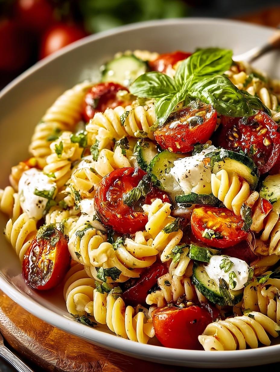 Fresh Italian Pasta Salad for Refreshing Summer Fun - Italian Pasta Salad - additional detail