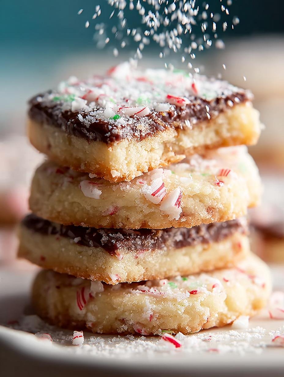 Delicious Peppermint Shortbread Cookies for the Holidays - Peppermint Shortbread Cookies - additional detail