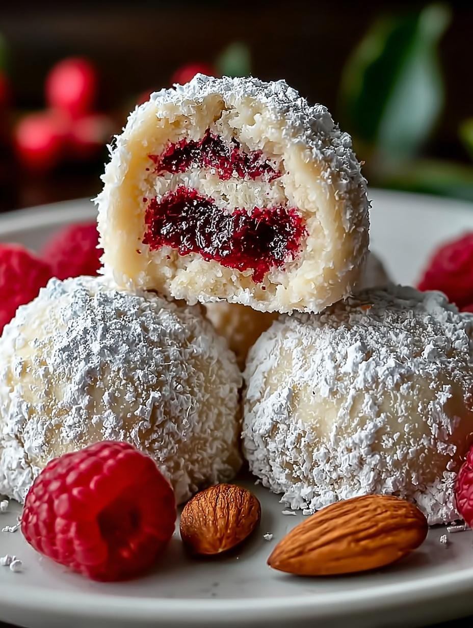 Raspberry Almond Snowball Cookies: 5 Simple Steps to Bliss - Raspberry Almond Snowball Cookies - main visual representation