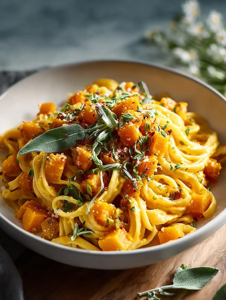 Delicious Vegan Butternut Squash Pasta Recipe: Creamy Goodness - Vegan Butternut Squash Pasta - main visual representation