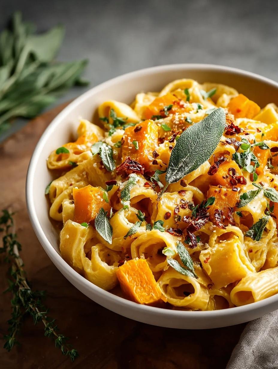 Vegan Butternut Squash Pasta