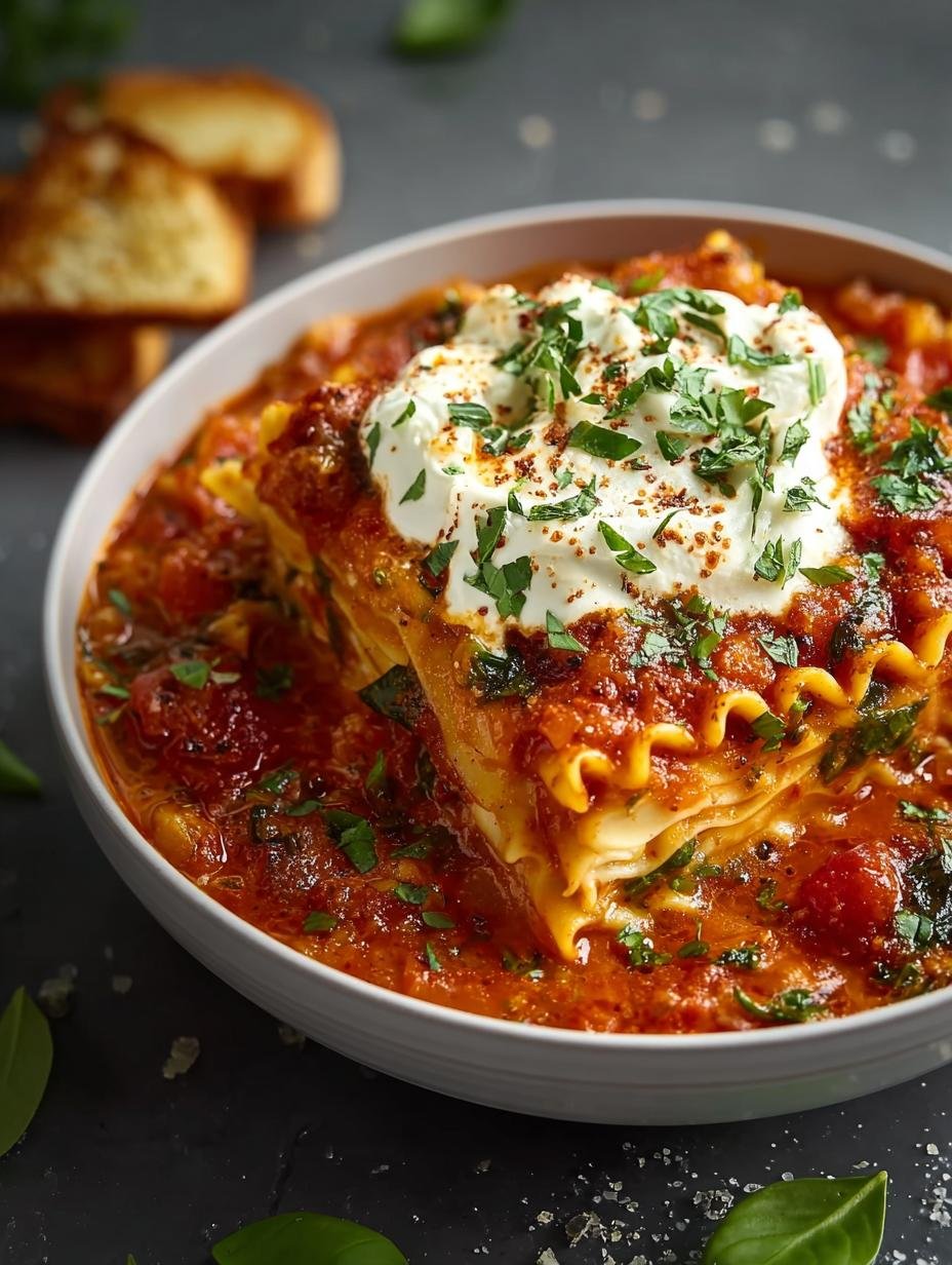Vegan Lasagna Soup