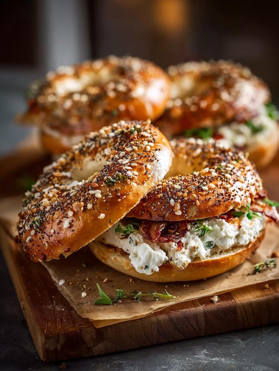 Delicious Air Fryer Protein Bagels for a Healthy Start - Air Fryer Protein Bagels - main visual representation