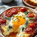 Baked Feta Eggs