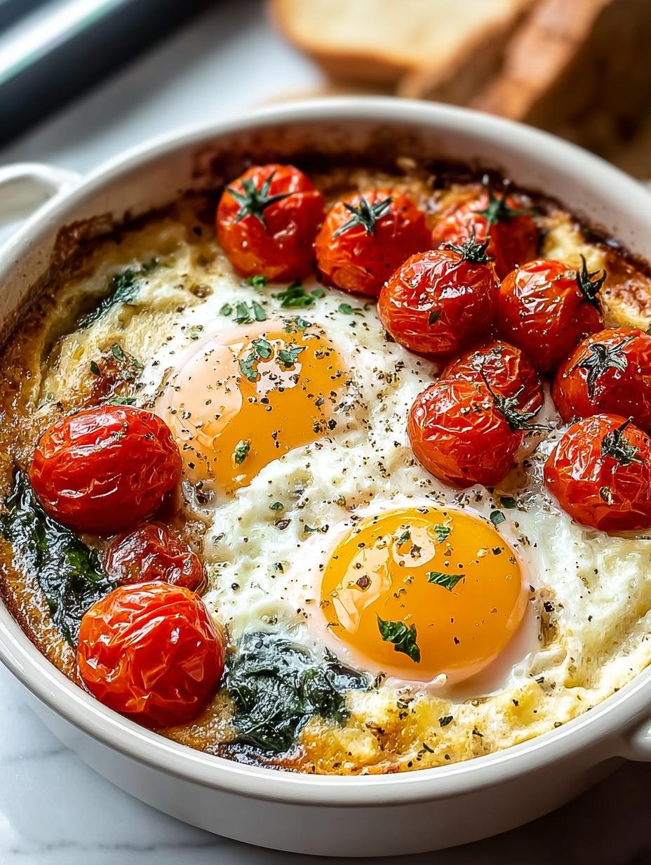 Baked Feta Eggs: 7 Steps to a Delightful Brunch Dish - Baked Feta Eggs - additional detail