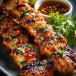 Bang Bang Chicken Skewers
