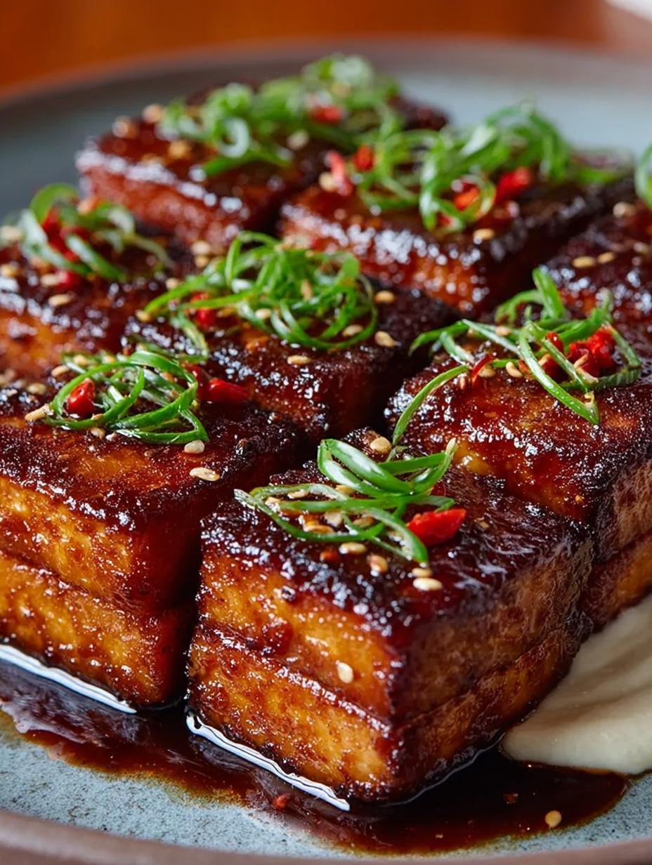 Delicious Brown Sugar Glazed Tofu Recipe for Dinner - Brown Sugar Glazed Tofu - additional detail