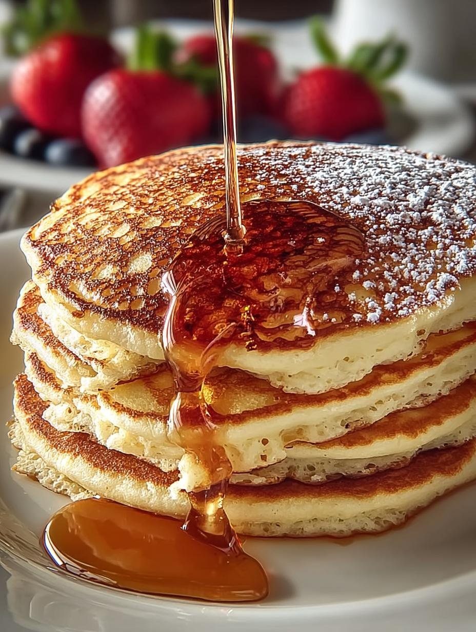 Fluffy Buttermilk Pancakes to Brighten Your Morning - Buttermilk Pancakes - main visual representation