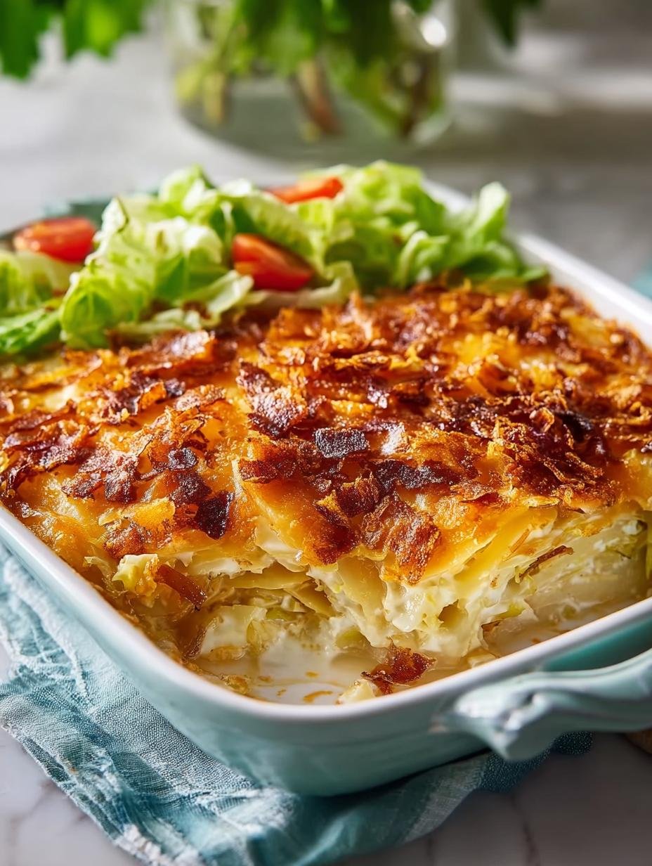 Cabbage Casserole with Ritz: 7 Comforting Layers - Cabbage Casserole with Ritz - additional detail