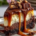 Caramel Brownie Cheesecake