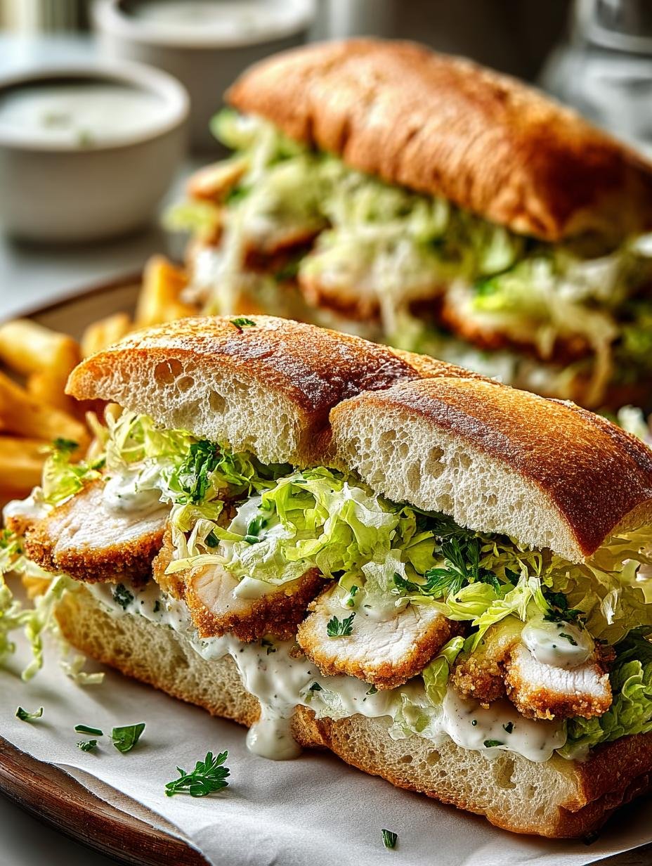 Chicken Caesar Sandwiches That Will Wow Your Tastebuds - Chicken Caesar Sandwiches - main visual representation
