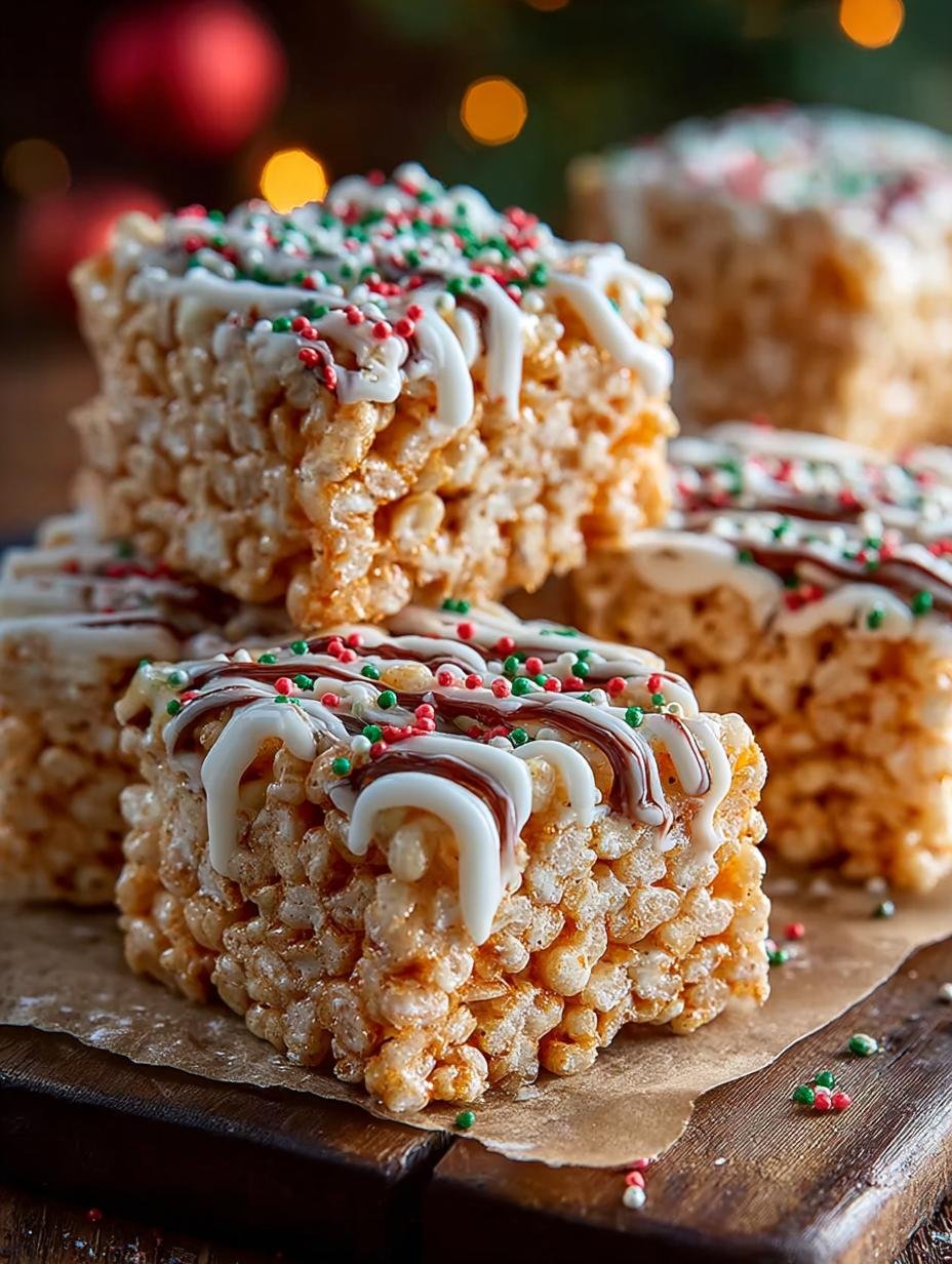 Delicious Christmas Rice Crispy Treats You Need to Try - Christmas Rice Crispy Treats - additional detail