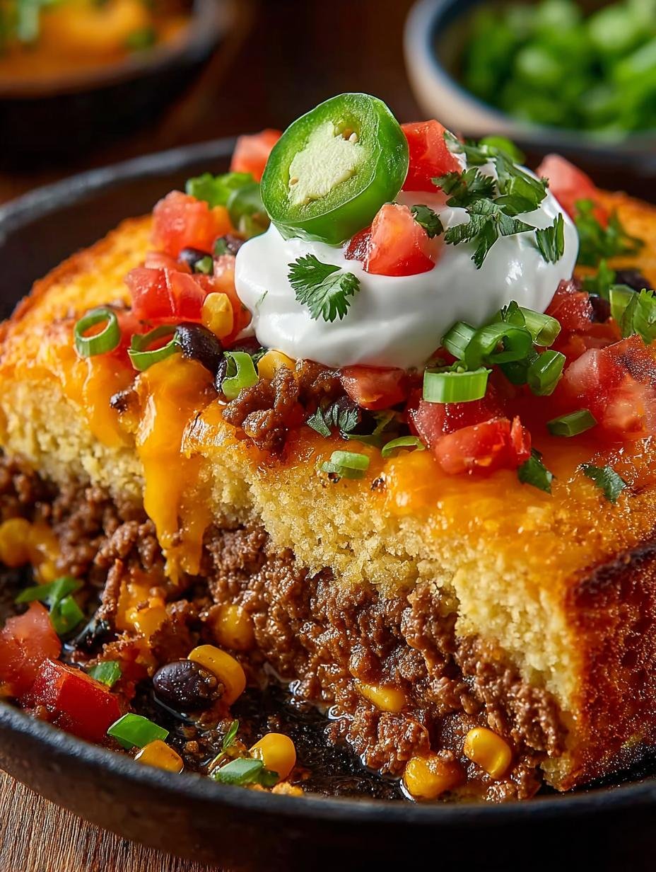 Cornbread Taco Bake Cheesy Delight for Family Nights - Cornbread Taco Bake Cheesy - main visual representation