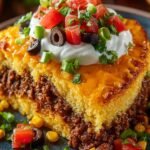 Cornbread Taco Bake Cheesy
