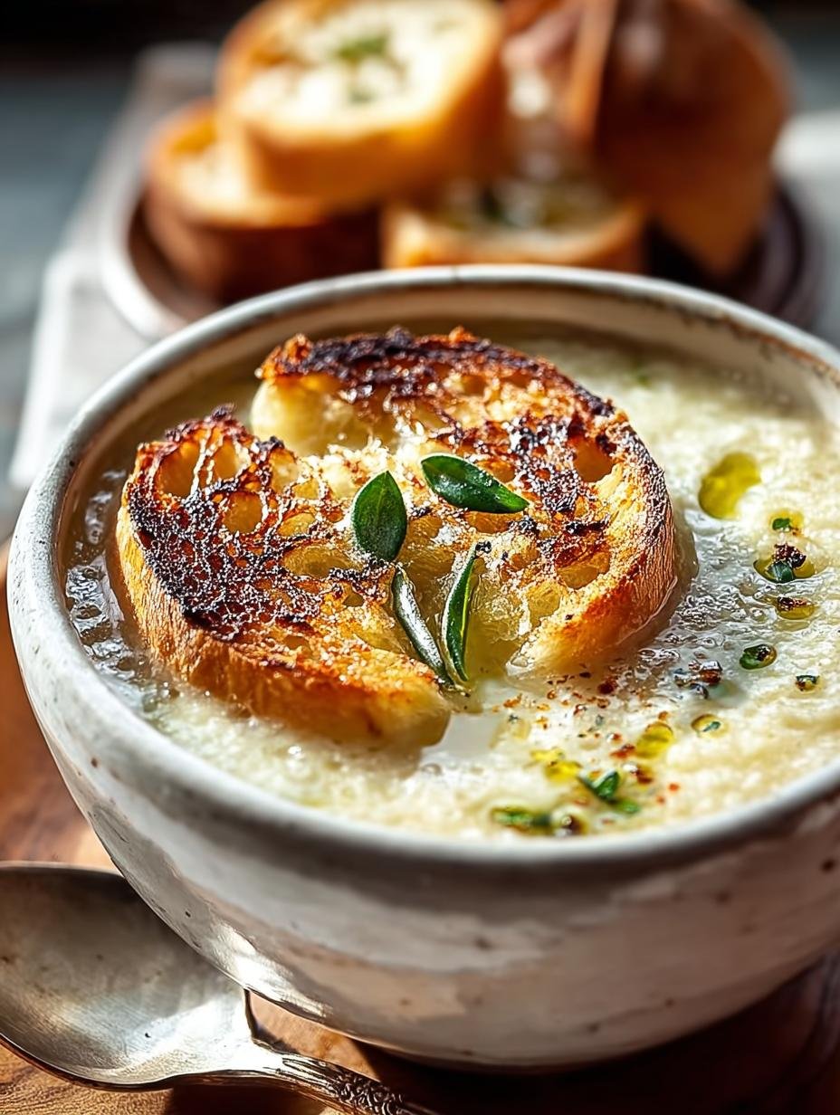 Comforting Country French Garlic Soup for Cozy Nights - Country French Garlic Soup - main visual representation