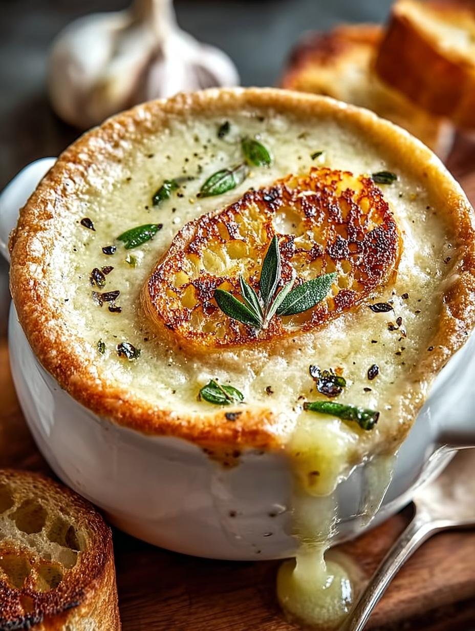 Comforting Country French Garlic Soup for Cozy Nights - Country French Garlic Soup - additional detail