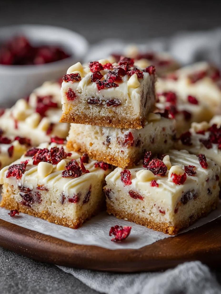 Delicious Cranberry Bliss Bars for the Holidays - Cranberry Bliss Bars - additional detail