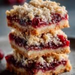 Cranberry Crumble Bars