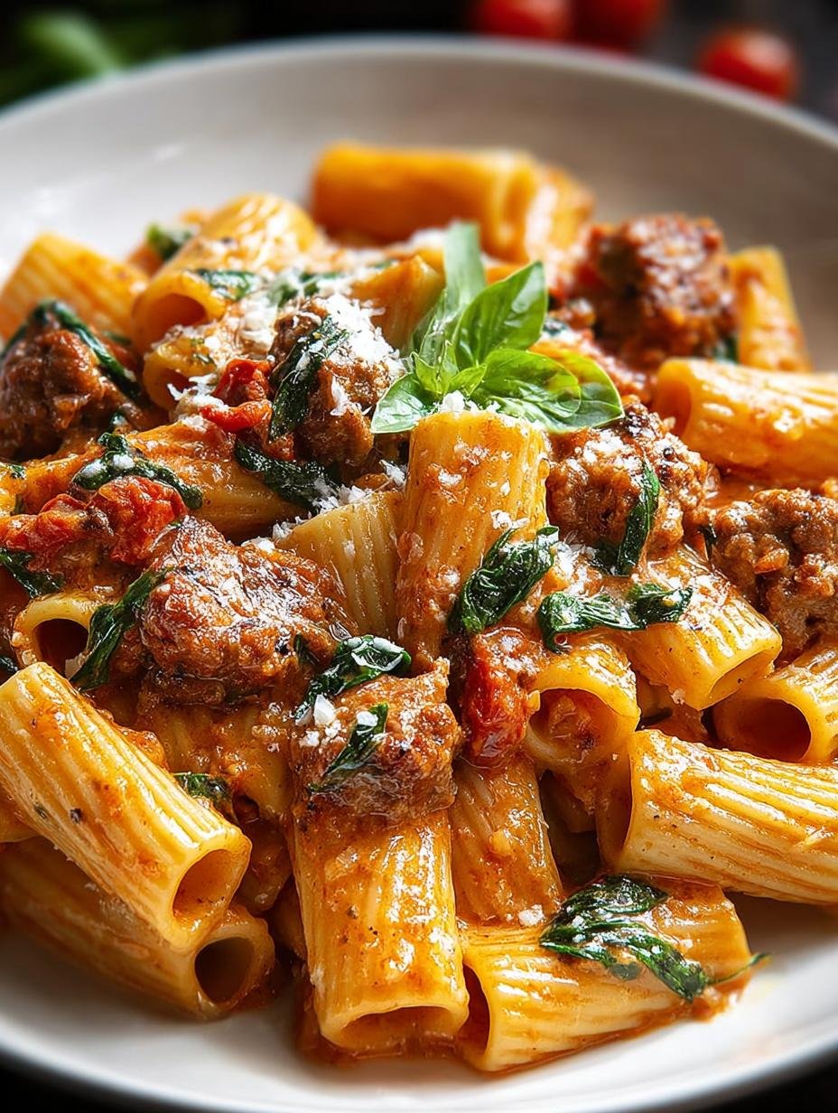Creamy Sausage Rigatoni: 30-Minute Comfort Food Delight - Creamy Sausage Rigatoni - main visual representation
