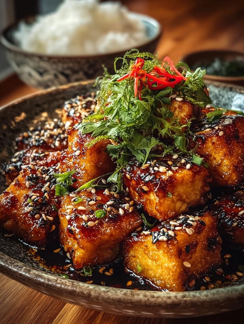 Delicious Crispy Honey Garlic Tofu Recipe You’ll Love - Crispy Honey Garlic Tofu - additional detail