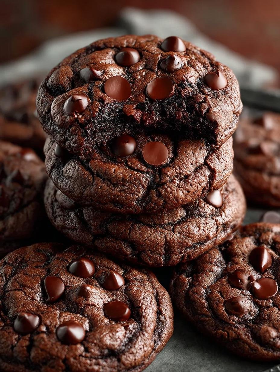 Delicious Double Chocolate Chip Cookies You Must Try - Double Chocolate Chip Cookies - additional detail