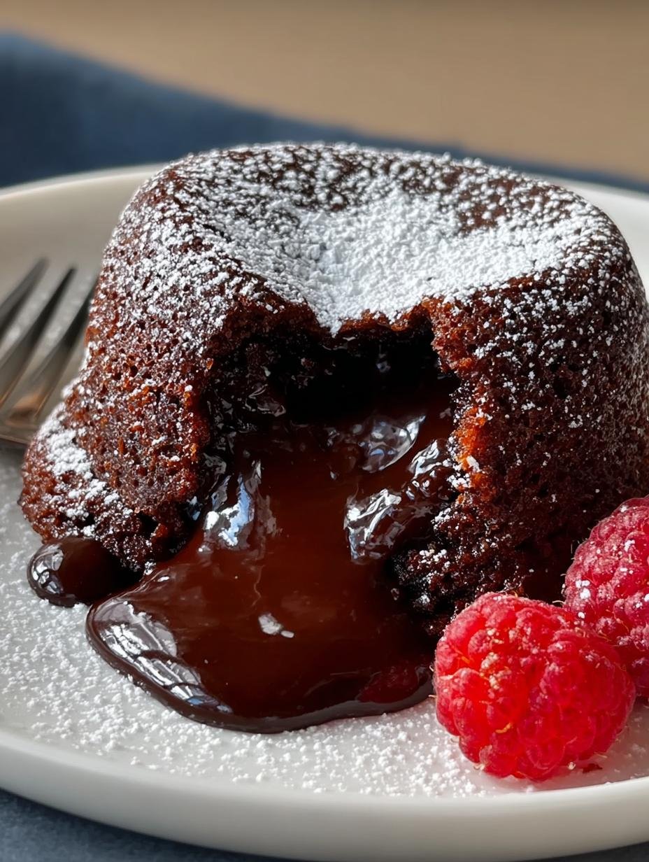 Easiest Chocolate Lava Cake: 3 Ingredients for Decadence - Easiest Chocolate Lava Cake - additional detail