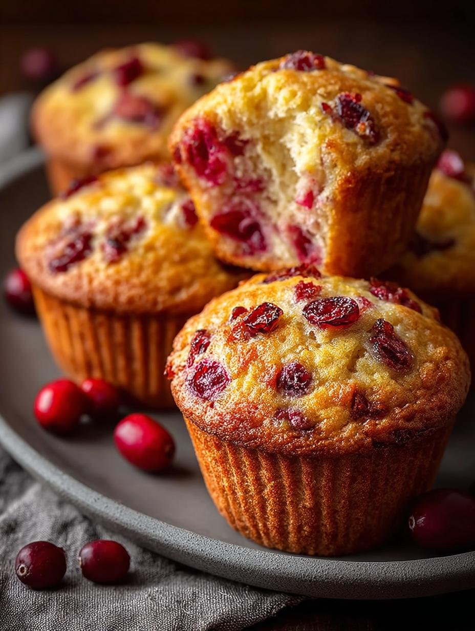 Fresh Cranberry Orange Muffins